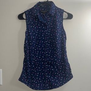Banana Republic | Women’s Tailored Tank Top/Blouse | Size 0 | Floral Design